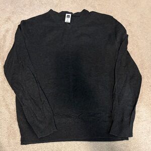 GAP Men's Charcoal V-Neck Sweater